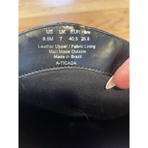 FRANCO SARTO Brown A-TICADA KNEE HIGH POINTED TOE HEELED BOOT, SIZE 9.5 - Picture 10 of 14